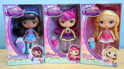 Little Charmers Lockets and Tiny Doll Set Unboxing - Hazel, Lavender, Posie