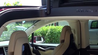 How the Tesla Model X Falcon Wing Doors Work