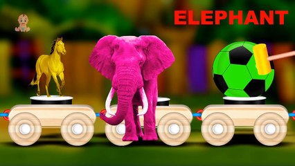 Colors for Children Learn with Lollipop Soccer Balls Coloring with Watercolors - Kids Colors Videos