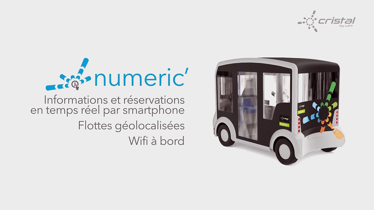 Cristal de la voiture électrique au petit train