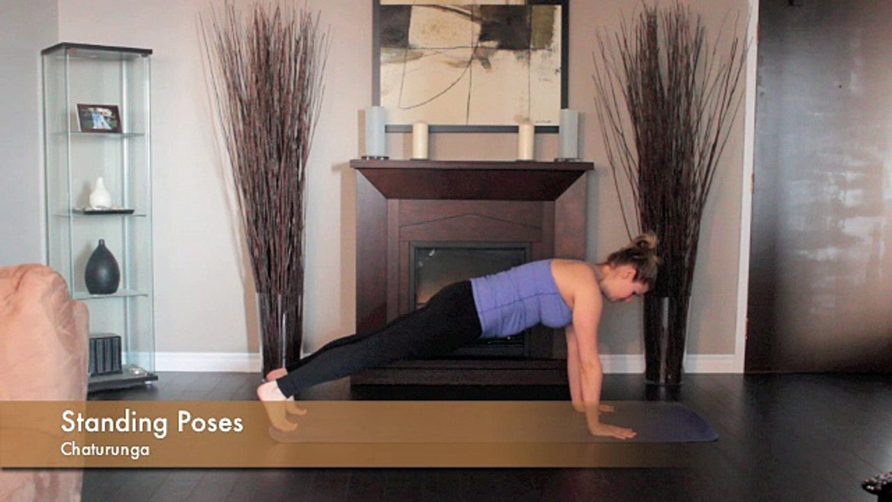 Yoga tutorial Part 8 chaturunga Practise and Keep Fit and Healthy