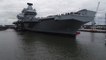 Royal Navy's Largest Warship Sets Sail for First Time