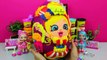 GIANT Shopkins Shoppies Surprise Eggs Play Doh - Popette Donatina Peppa Mint with New Doll