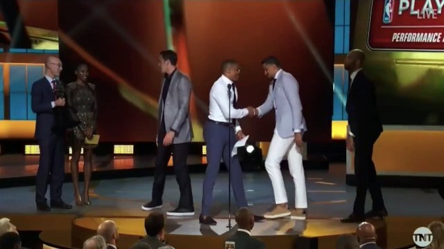 【NBA】Russell Westbrook Wins MVP Award and Cries 2017 NBA Awards
