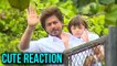 Shahrukh Khan Son Abram's Cute Reaction On Watching Fans Around SRK