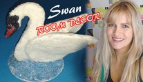 DIY How to Make a sugar Swan from Recycled Newspaper