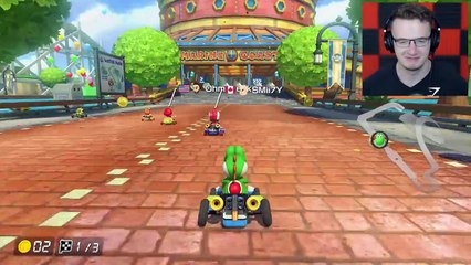 THE DEATH OF MINI LADD PART 2!! Mario Kart 8 Deluxe Gameplay Funny Moments