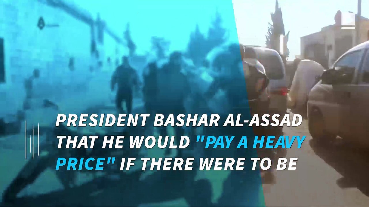 US warns Syria of 'heavy price' amid chemical attack concerns