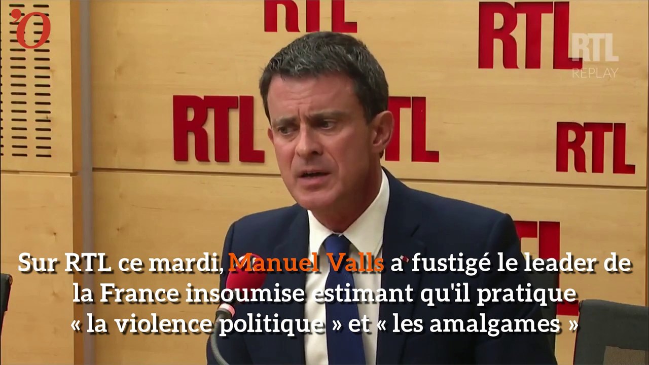 Manuel Valls règle ses comptes avec Jean-Luc Mélenchon