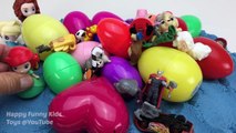30 Eggs Surprise Toys Pluto Dog TMNT Disney Frozen Lightning McQueen Puppy Finding Dory Pe