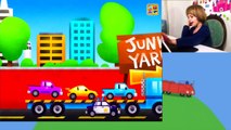 Police Cars for Kids Cartoons spiderman games 2017 - Monster truck racing games duck moose 3
