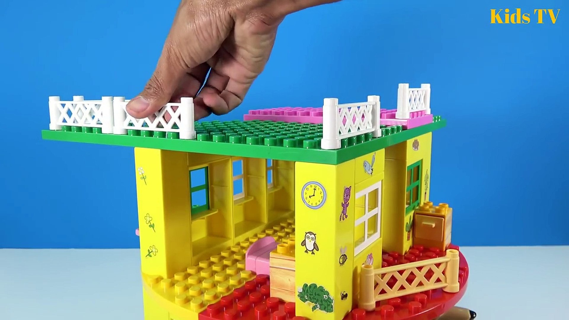Peppa Pig Blocks Mega House LEGO Creations Sets With Masha And The Bear  Legos Toys For Kid - video Dailymotion