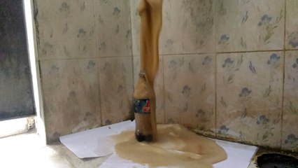 experiment COCO COLA (THUMS UP) vs BAKING SODA