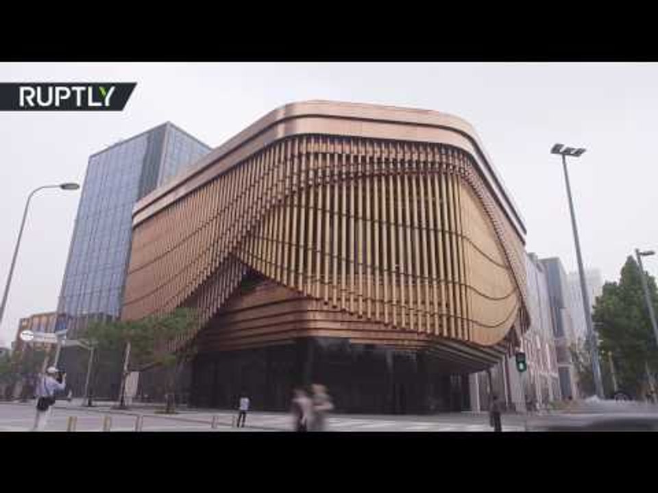 Now you see it: Shape-shifting Shanghai landmark uses innovative moving façade to alter appearance