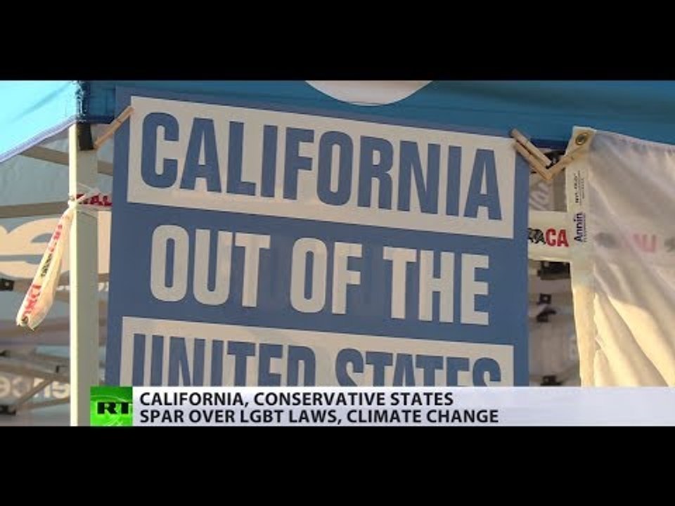 Divided they stand? Liberal and conservative states spar over LGBT laws, climate change