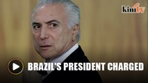 Brazil's president Michel Temer charged with corruption