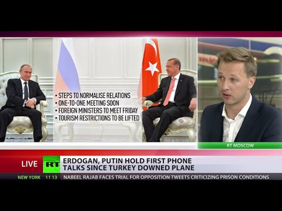 Steps Forward: Putin, Erodgan hold first phone conversation since Turkey downed Russian jet