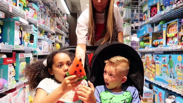 Bad Baby VS Crying baby Hide And Seek In Shopping Mall Toys R US Mommy Freaks Out!