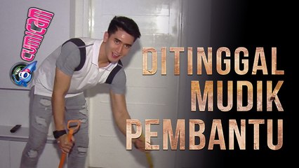 Ditinggal Mudik Pembantu, Verrel Bersihkan Rumah Sendiri - Cumicam 27 Juni 2017