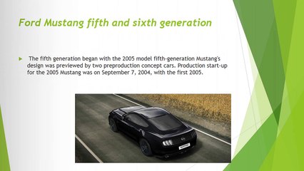 Ford Mustang fifth and sixth generation