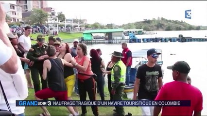 La Colombie en deuil après le naufrage d'un bateau rempli de touristes
