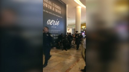 Police officer injured after huge brawl forces San Francisco shopping mall to close