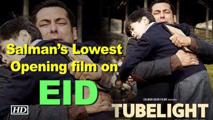 Salman’s Lowest Opening film on Eid “Tubelight”