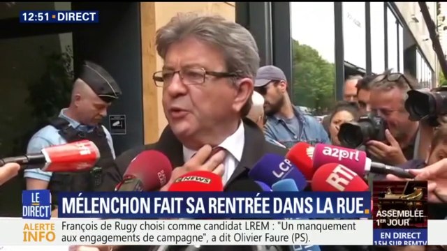 Nous entrons dans un régime de coups de force politiques , dénonce Jean-Luc Mélenchon