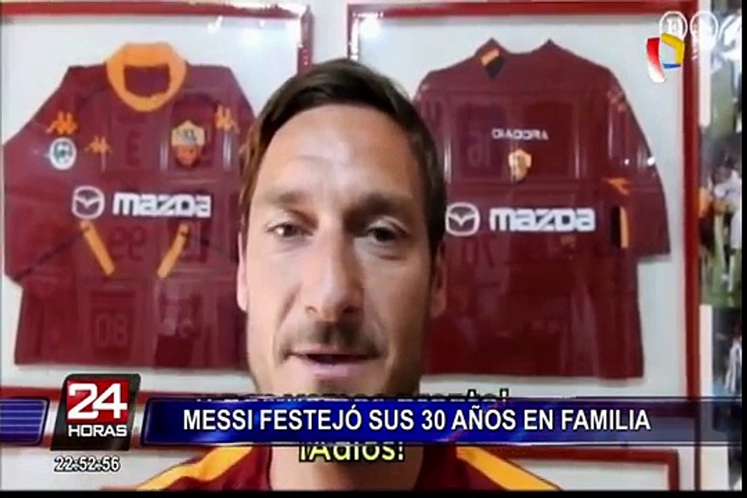 Lionel Messi cumplió 30 años y lo celebró a lo grande