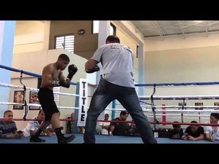 Juanma Lopez On The Mitts