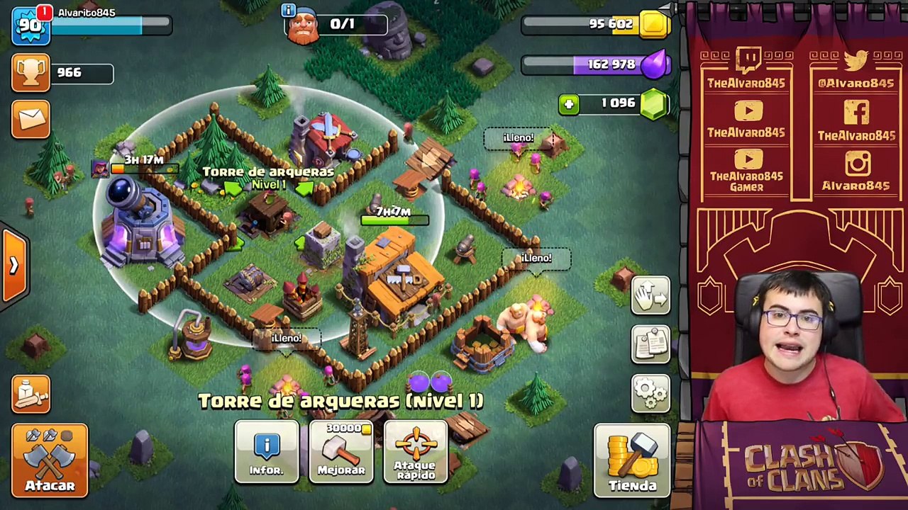 DISEÑO DE ALDEA PARA TALLER DEL CONSTRUCTOR 3 | Clash of Clans con TheAlvaro845 | Españo