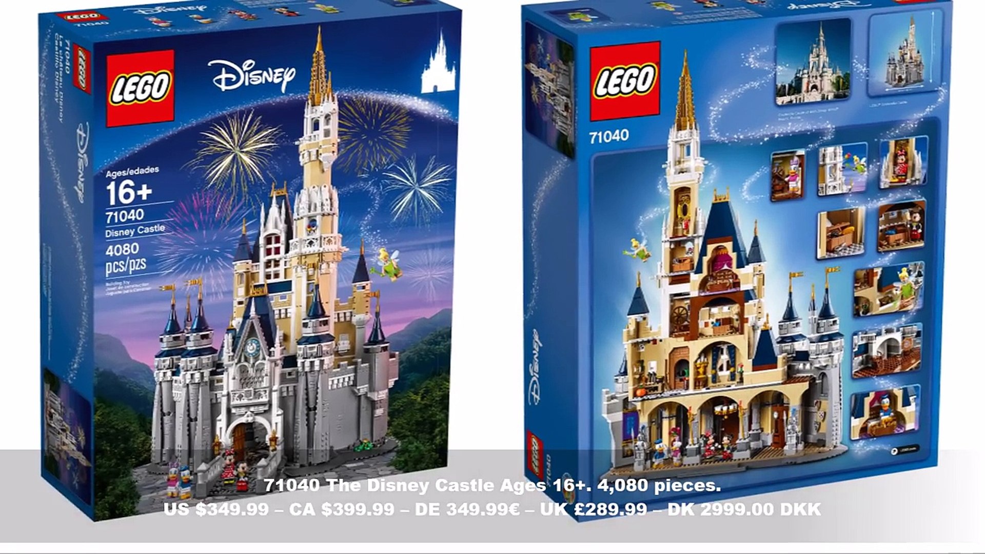 Y Castillo Margarita hacer imágenes ratón oficial revelado el en Lego® 71040 disney mickey minnie – Видео Dailymotion