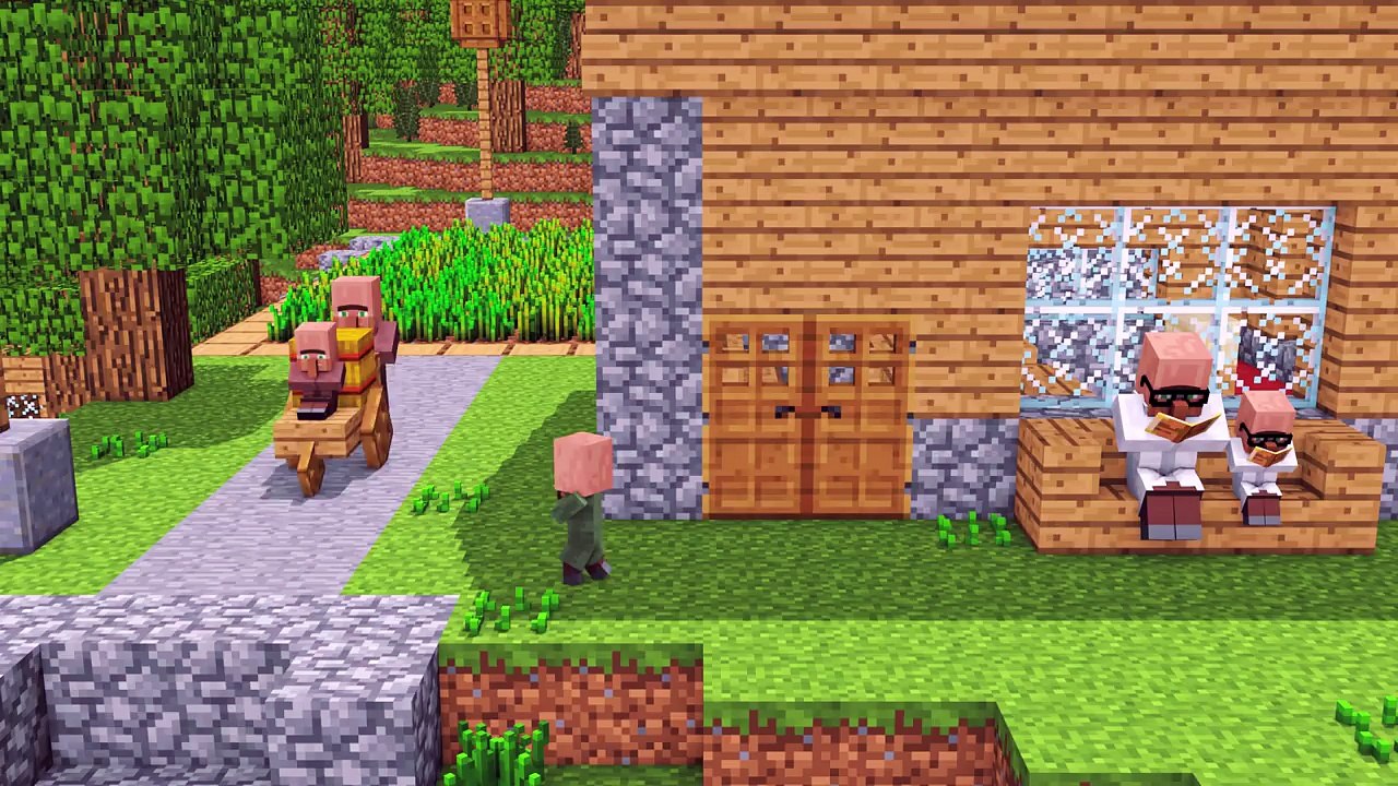 Villager & Witch Life 3 Minecraft Animation