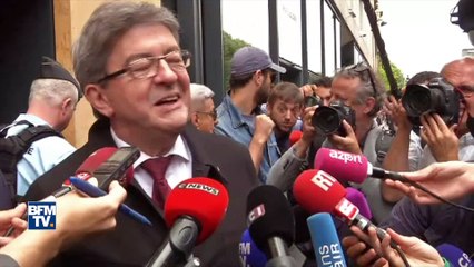 "C’est un peu gênant", dit Mélenchon, élu à l’unanimité à la tête du groupe de la France Insoumise à l’Assemblée