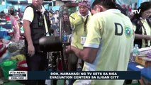 DOH, namahagi ng TV sets sa mga evacuation center sa Iligan City