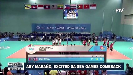 SPORTS BALITA: Aby Maraño, excited sa SEA Games comeback