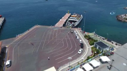 Bayram Yoğunluğu Drone ile Görüntülendi