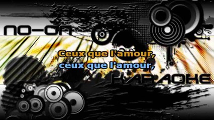 Johnny Hallyday - Ceux que l'amour a blessés KARAOKE / INSTRUMENTAL