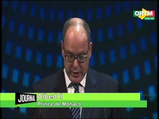 Extrait JT ORTM du 26 Novembre 2015: Monaco/Ouverture forum peace and sport