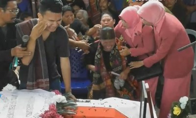 Polisi Sumut Korban Penyerangan Dimakamkan