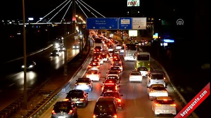 Tatilciler dönüş yolunda