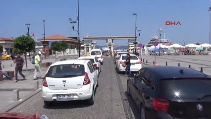 Çanakkale - Dönüş Yolunda Iskelede Bayram Kuyruğu Devam Ediyor