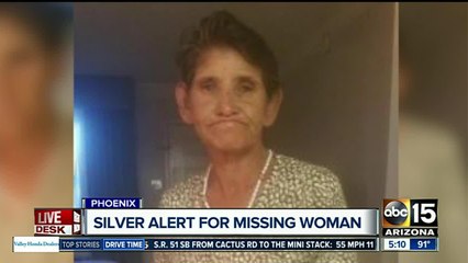 Silver Alert issued for missing woman in Phoenix
