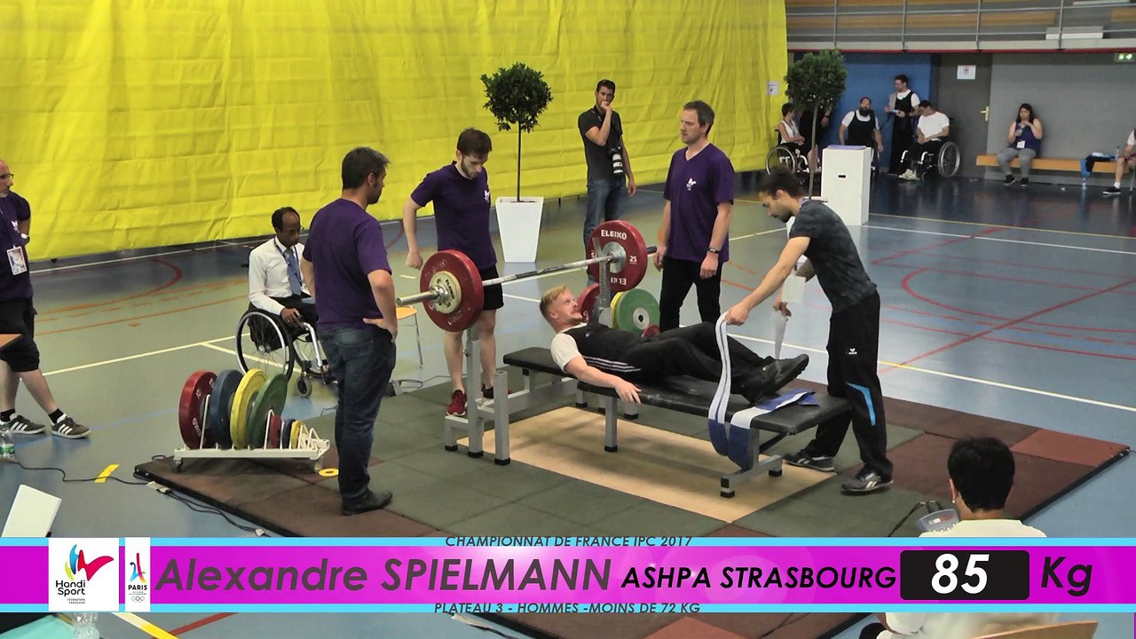 HALTEROPHILIE HANDISPORT -CHAMPIONNAT DE FRANCE IPC 2017 PLATEAU : 4
