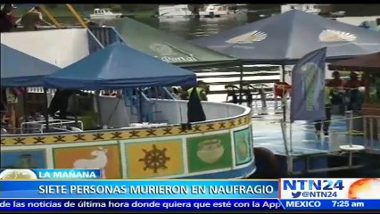 Continúa la búsqueda de dos personas desaparecidas tras naufragio de una embarcación turística en Colombia