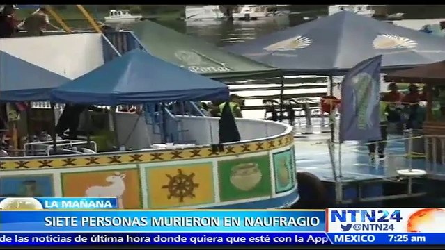 Continúa la búsqueda de dos personas desaparecidas tras naufragio de una embarcación turística en Colombia