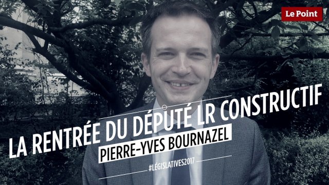 La rentrée du député Pierre-Yves Bournazel, du groupe Les Républicains Constructifs