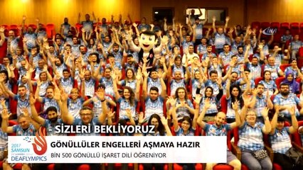Samsun, Gönüllüleriyle Tarihi Organizasyona Hazır