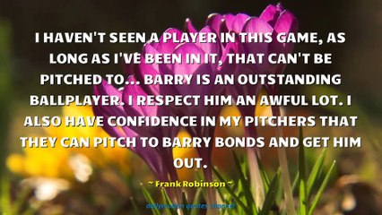 Frank Robinson Quotes