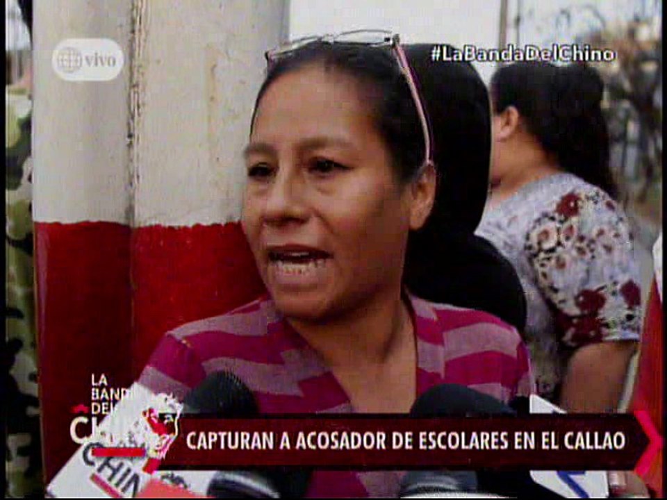 Nota de Manuela Camacho - Capturan a acosador de escolares en el callao
